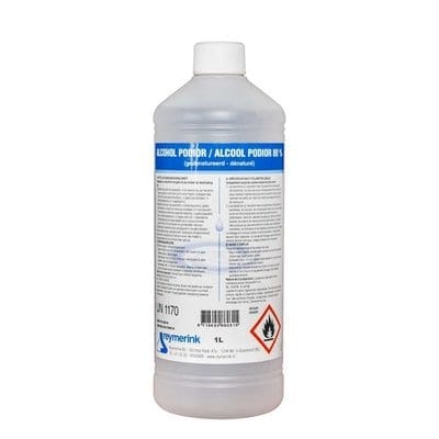 Alcohol hand sanitizer zonder spoelen, veilig voor huid, geschikt voor hygiëne.