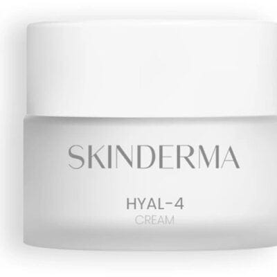 Hydraterende SKINDERMA HYAL-4 crème voor een zachte en stralende huid.