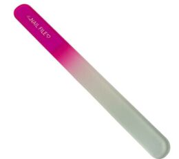 The NAIL FILE - Glasvijl wit/roze